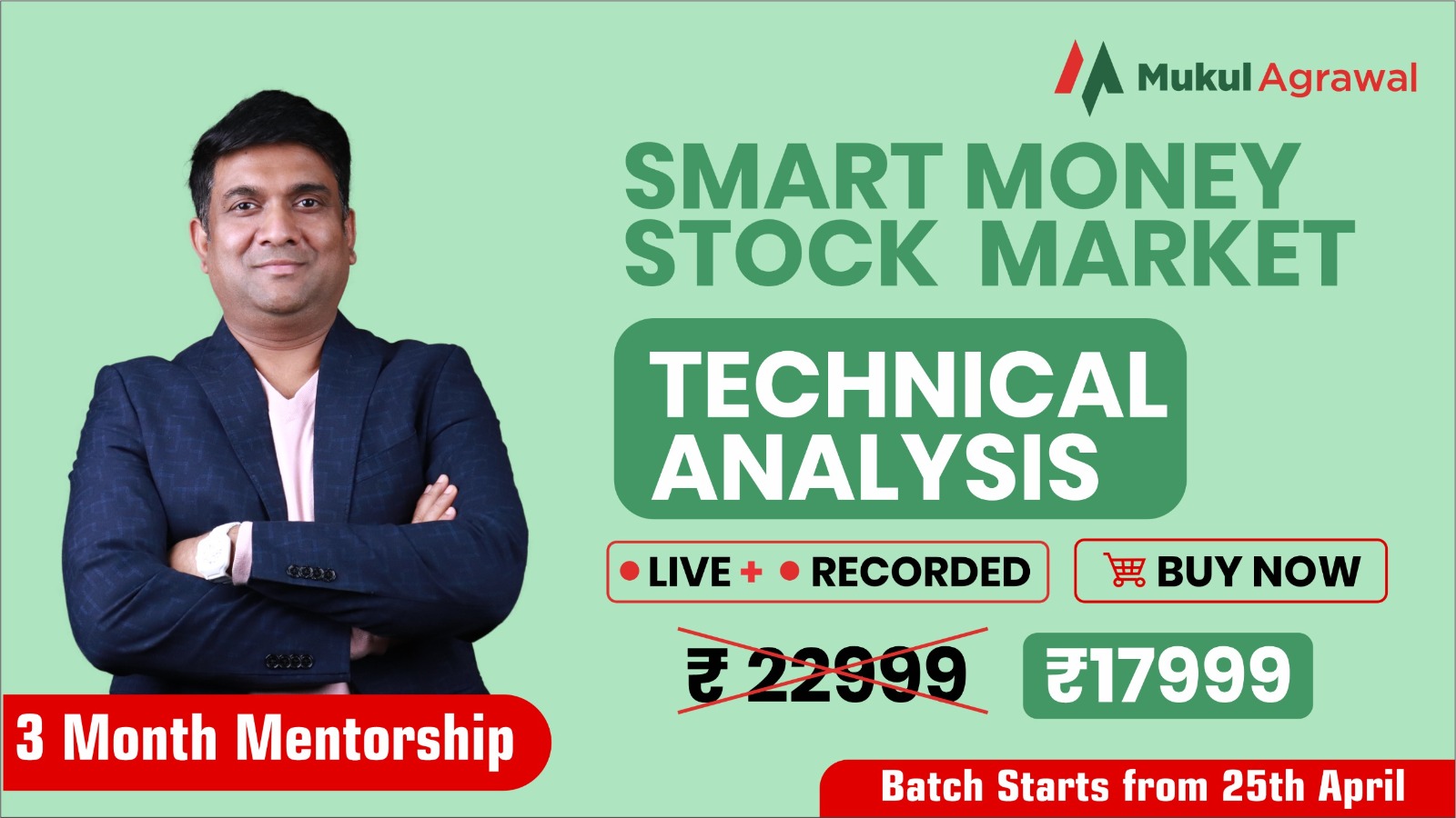 25th April Technical Analysis (Live+Recorded) 2026