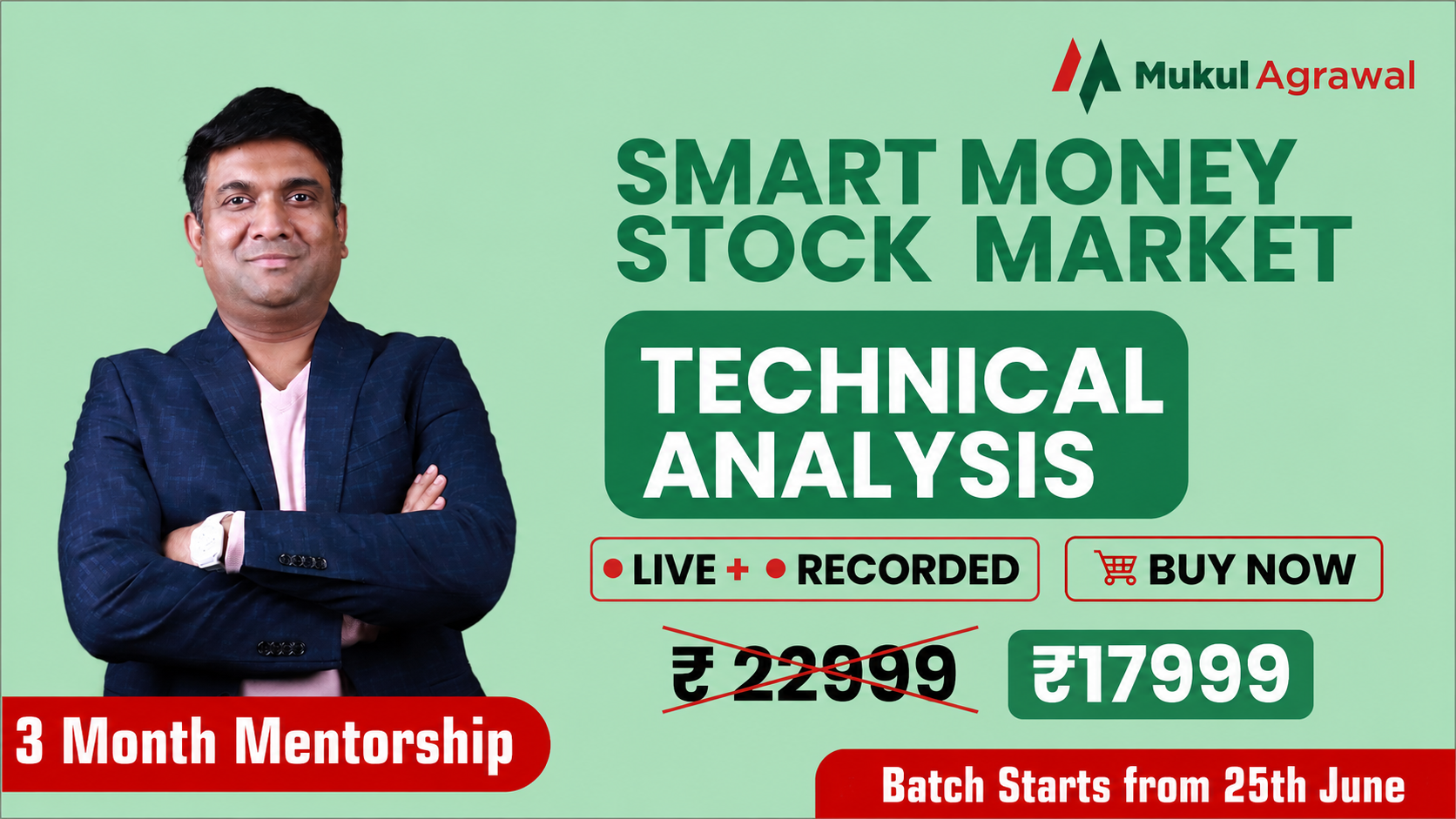 25th June Technical Analysis (Live And Recorded) 2026.
