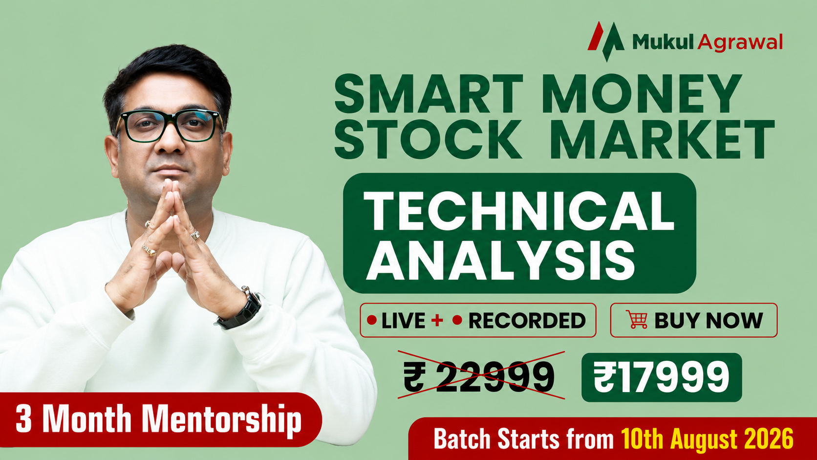 10th August Technical Analysis (Live & Recorded) 2026