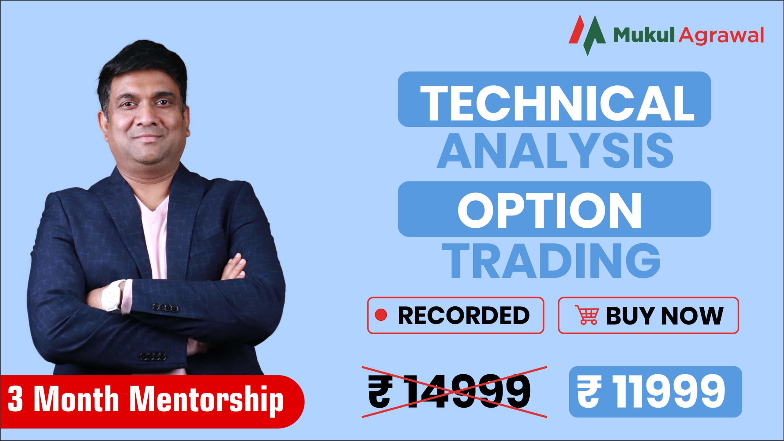 Combo of Technical Analysis and Option Trading (Recorded)