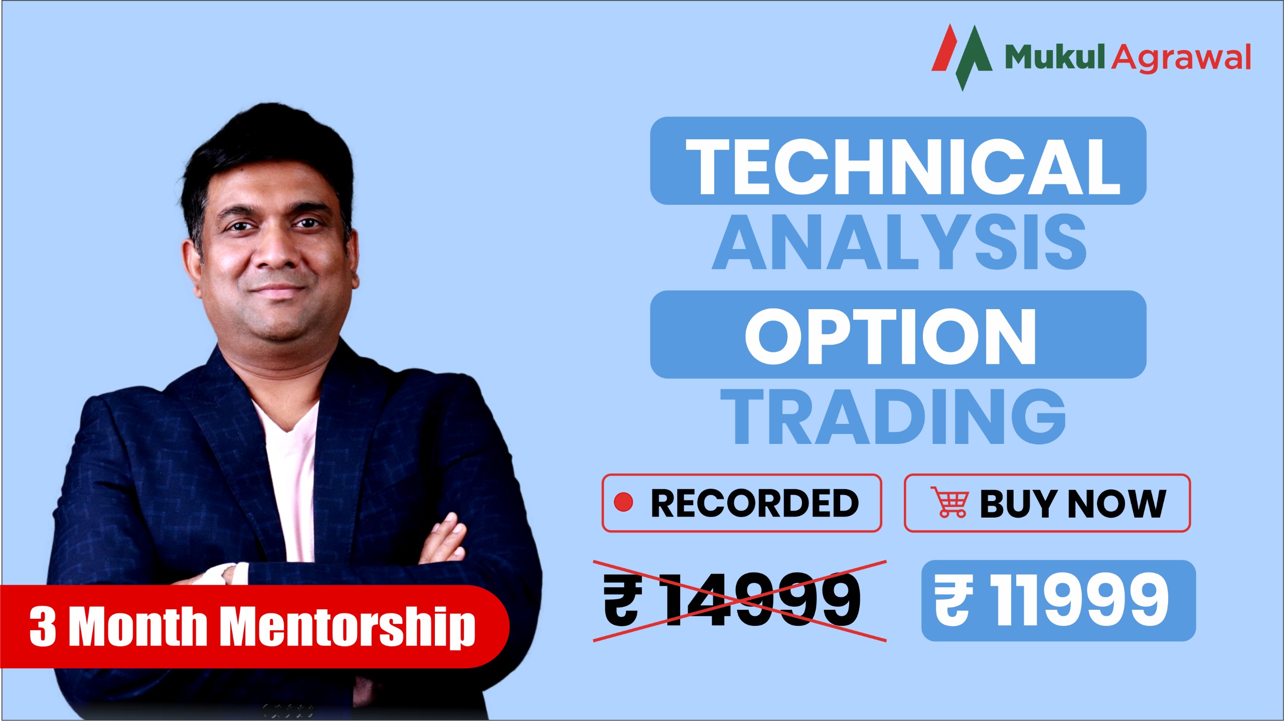 Combo of Technical Analysis and Option Trading (Recorded)
