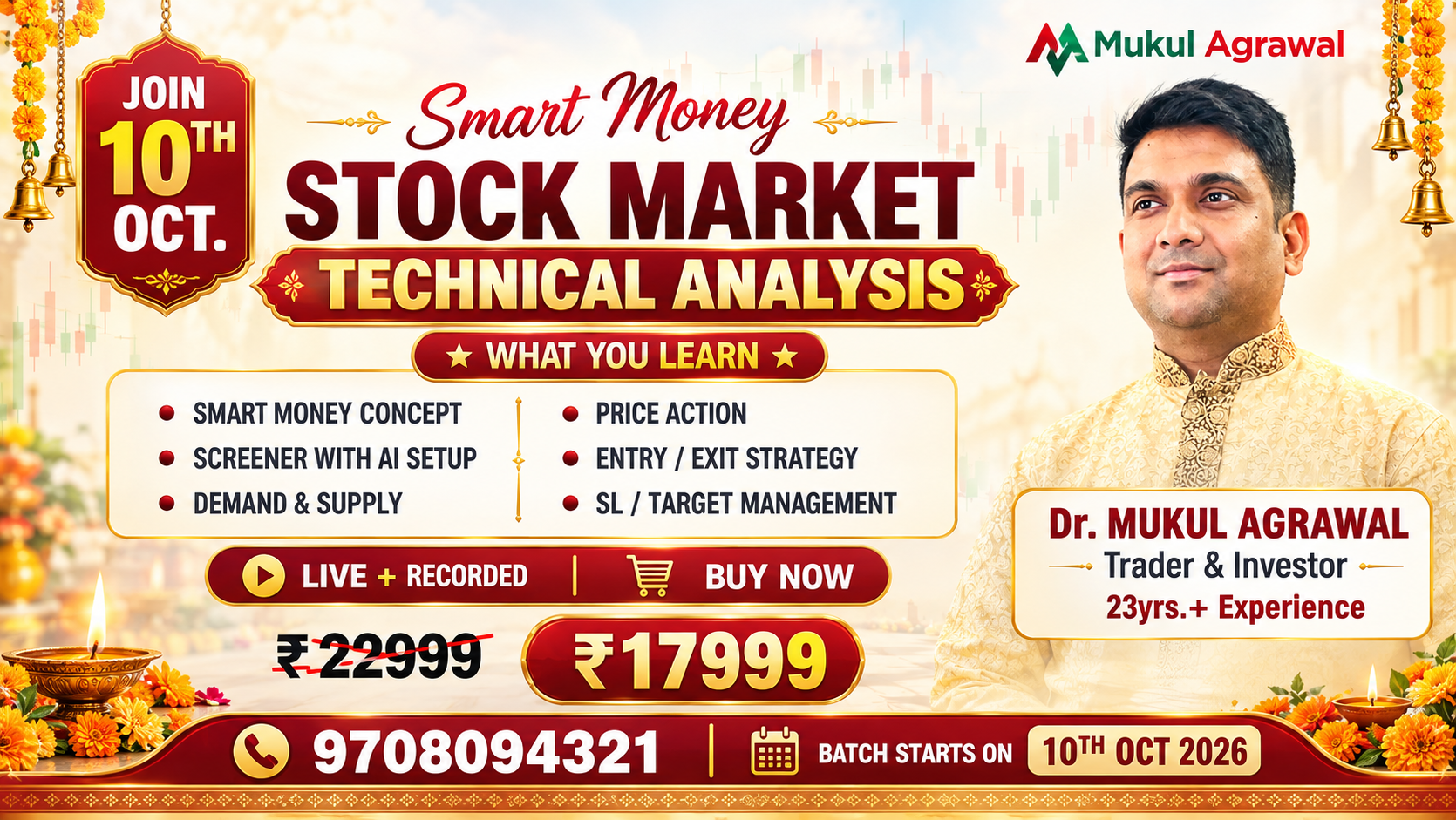 10th October Technical Analysis (Live & Recorded) 2026
