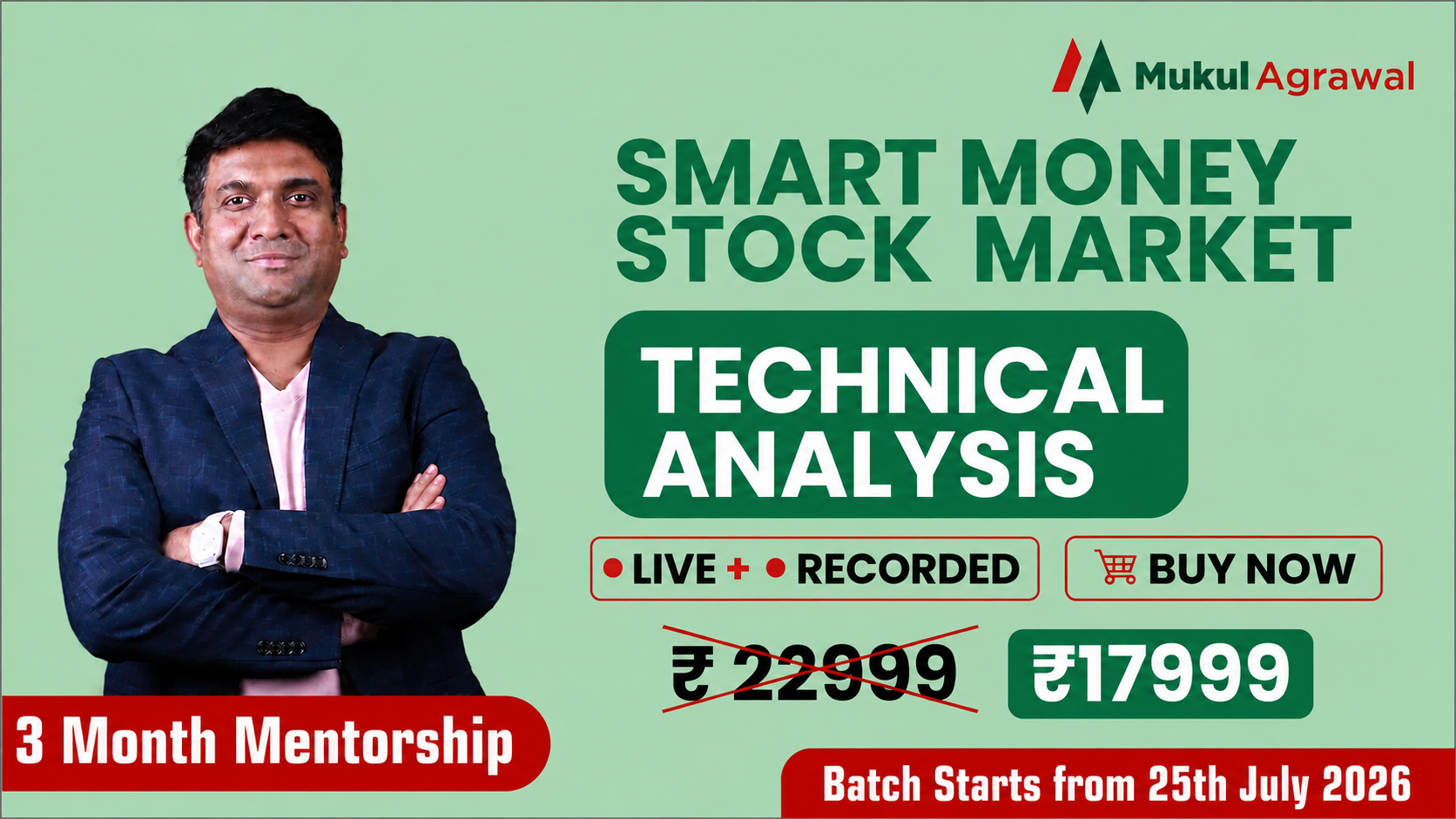 25th July Technical Analysis (Live And Recorded) 2026.