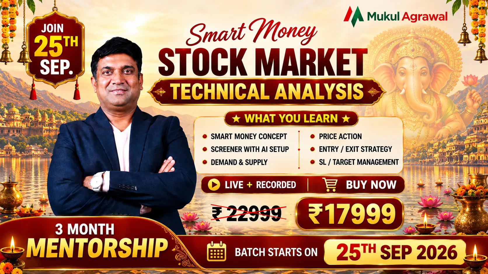 25th September Technical Analysis (Live & Recorded) 2026
