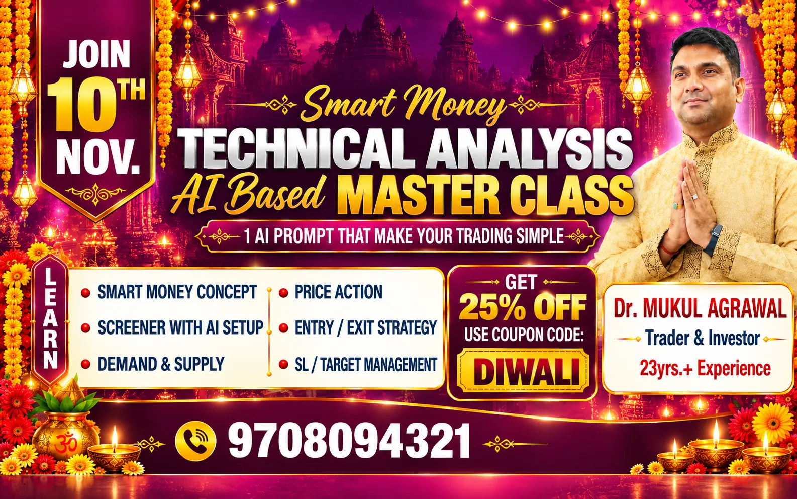10th November Technical Analysis (Live & Recorded) 2026