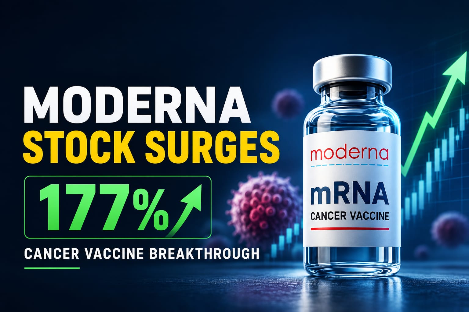 Moderna Stock Explodes 177%: Is mRNA Cancer Treatment the Next Big Breakthrough?