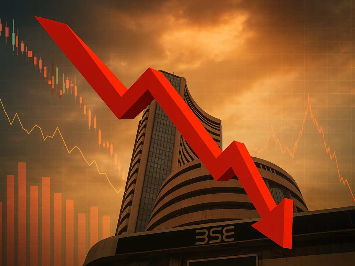 Sensex Falls Over 800 Points, Investors Lose ₹7 Lakh Crore Amid Market Volatility