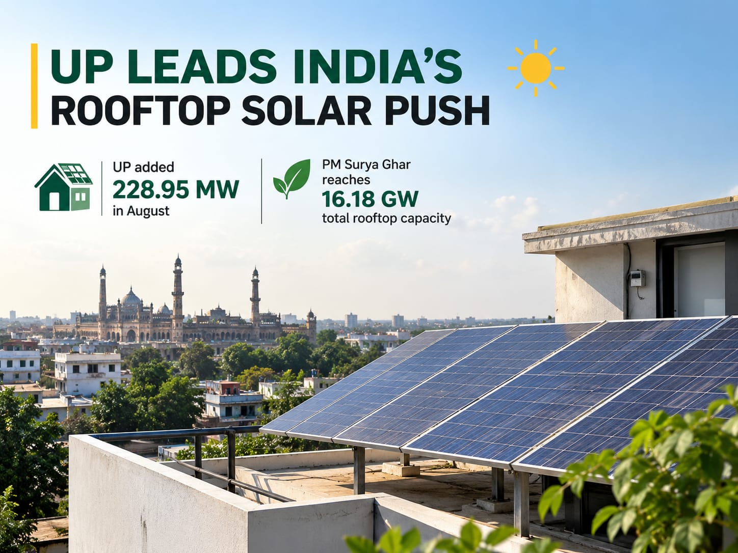 UP Leads India’s Rooftop Solar Push