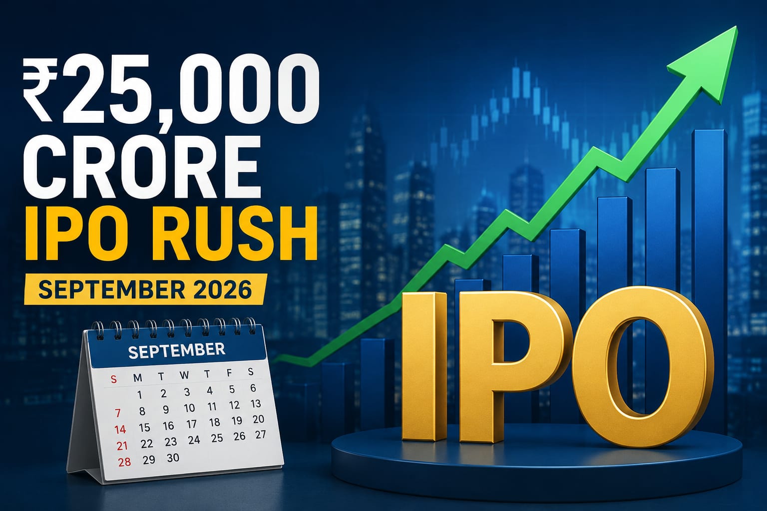 ₹25,000 Crore IPO Rush: September Could Be Huge