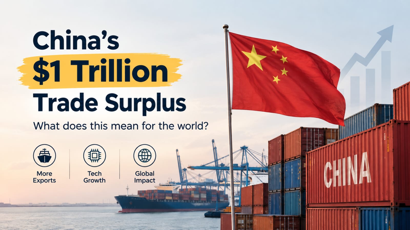 China Is Heading Towards a $1 Trillion Trade Surplus!