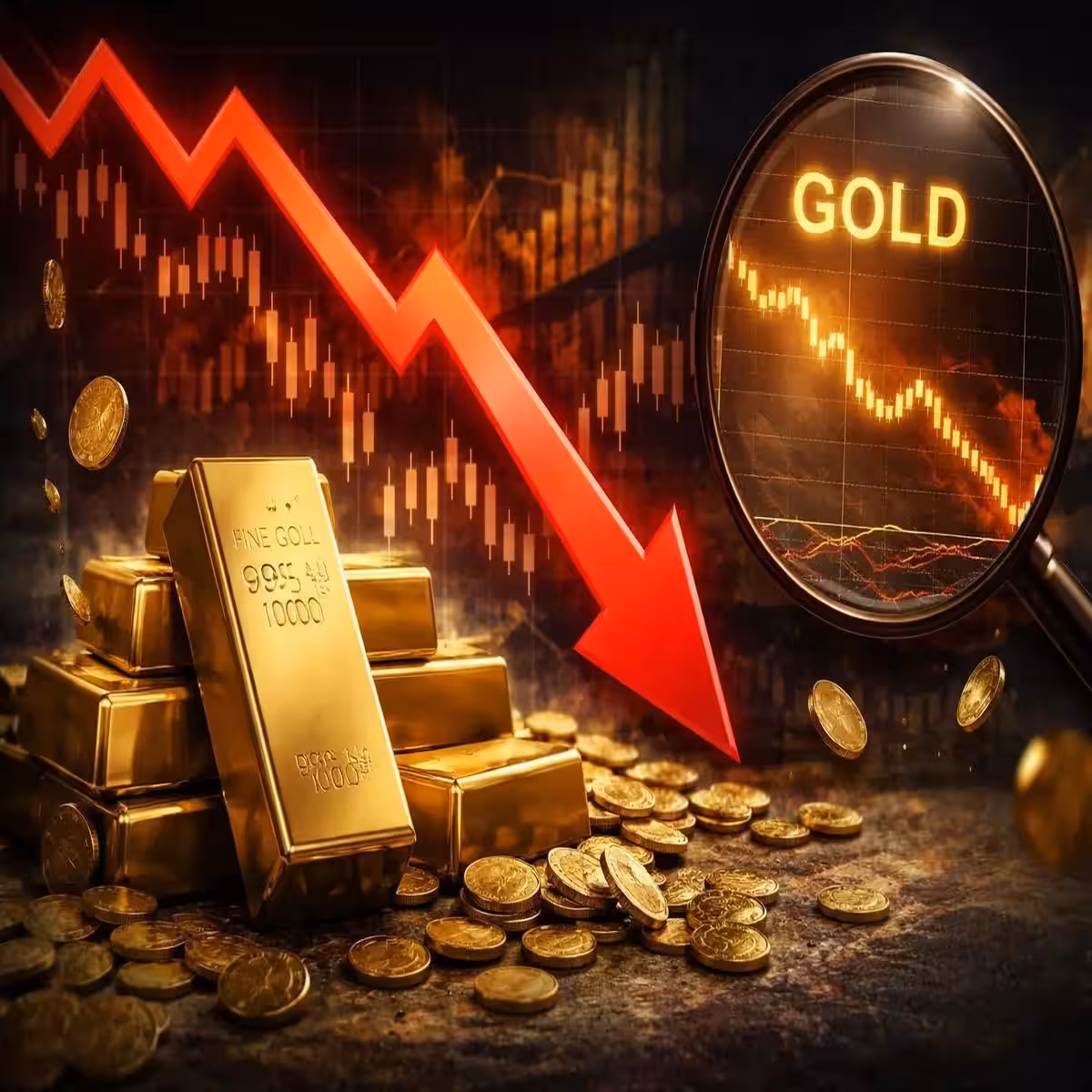 Gold Prices Witness Sharpest Fall in Years as Rising Yields Trigger Heavy Selling