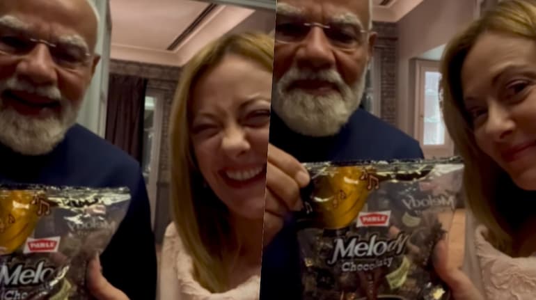 PM Modi Gifts Melody Toffee To Italy PM Giorgia Meloni — Viral Moment Wins Internet